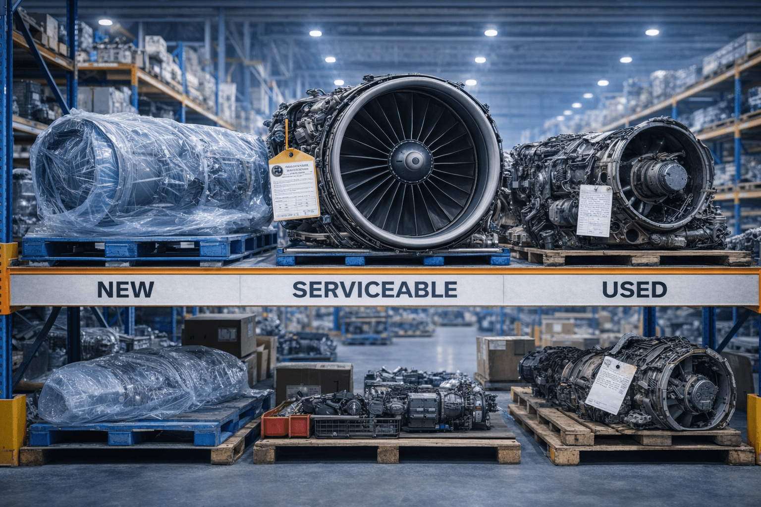 Used, Serviceable, or New