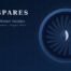 Turbofan engine front view on blueprint background — Aviaspares aircraft parts market insights